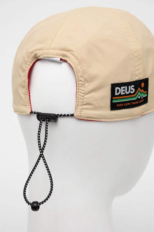 rosso Deus Ex Machina cappello con visiera double face