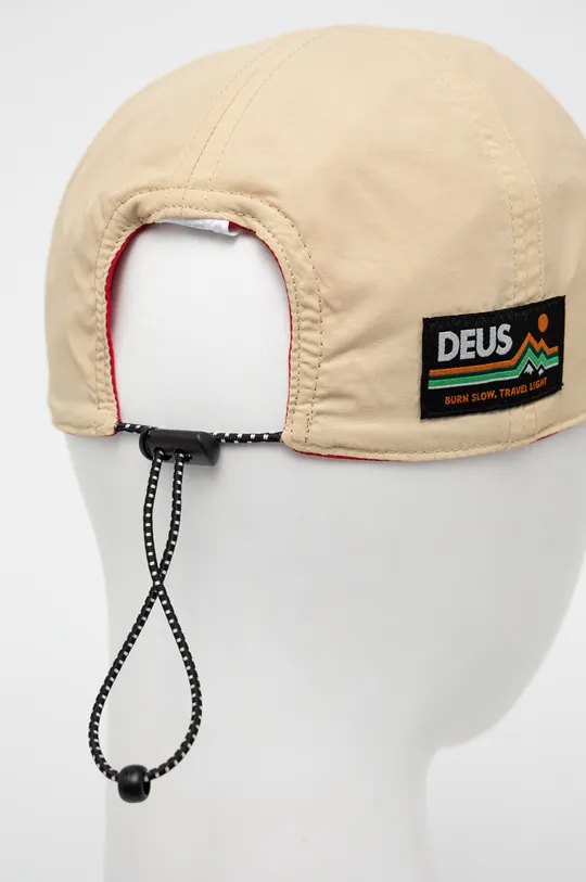 czerwony Deus Ex Machina czapka z daszkiem dwustronna
