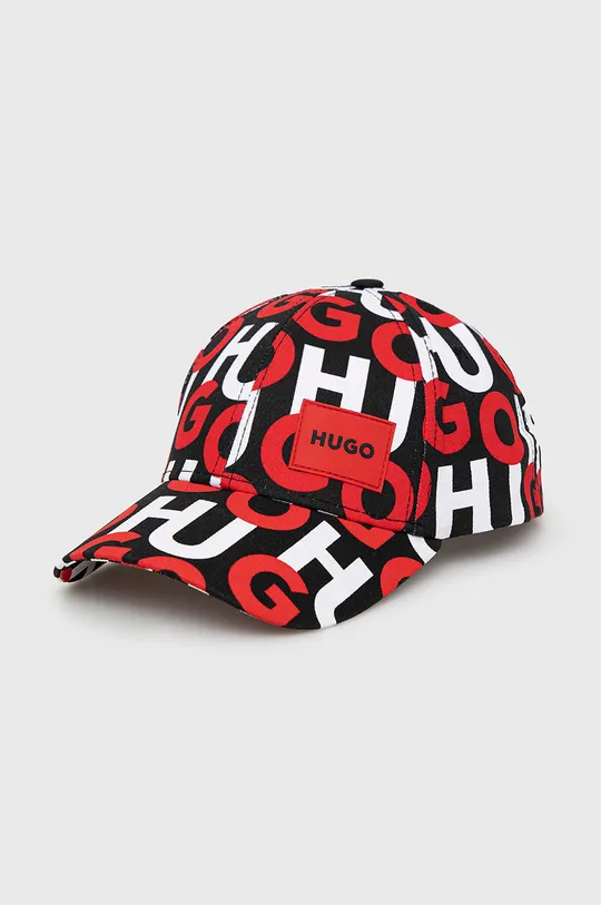 πολύχρωμο Βαμβακερό καπέλο του μπέιζμπολ HUGO Ανδρικά