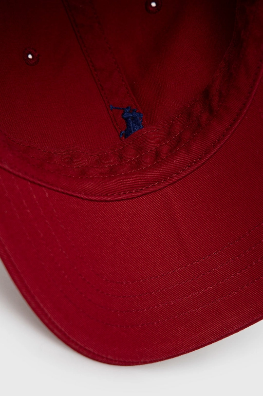 bordo Pamučna kapa sa šiltom Polo Ralph Lauren