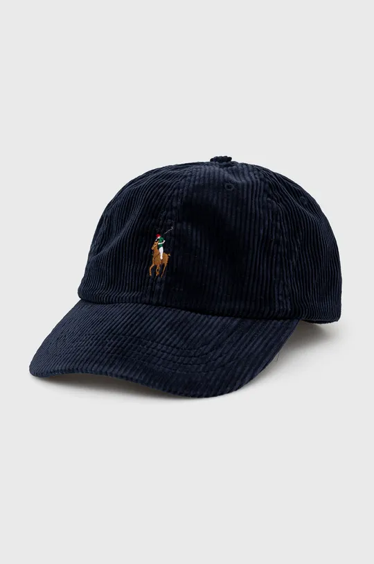 σκούρο μπλε Κοτλέ καπέλο μπέιζμπολ Polo Ralph Lauren Ανδρικά