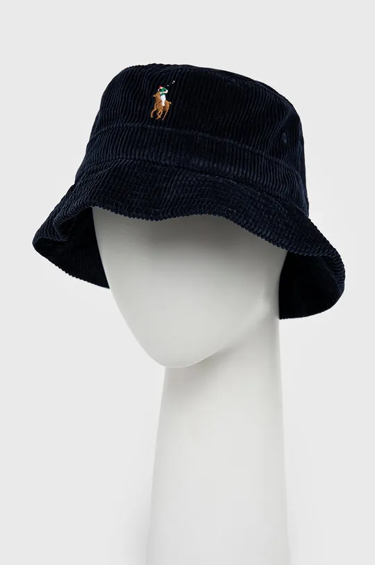tmavomodrá Štruksový klobúk Polo Ralph Lauren Pánsky
