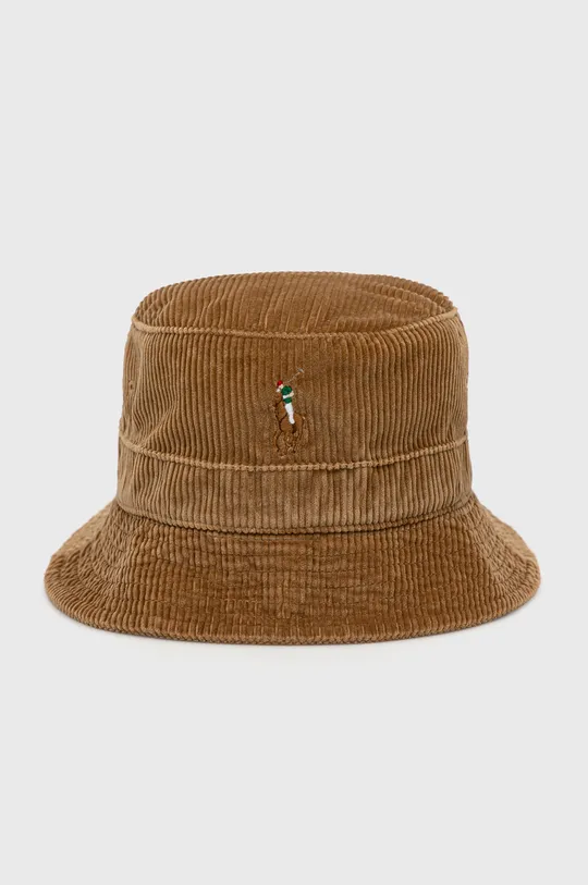 hnedá Štruksový klobúk Polo Ralph Lauren Pánsky