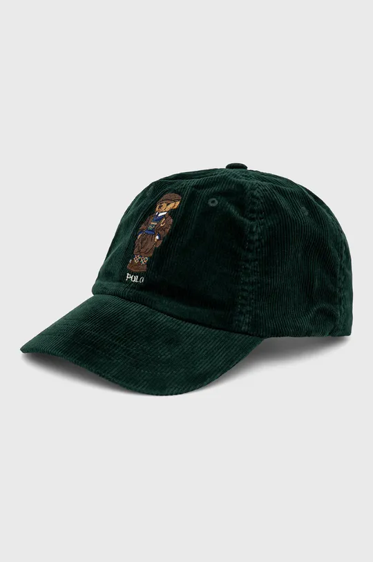 zelená Manšestrová baseballová čiapka Polo Ralph Lauren Pánsky