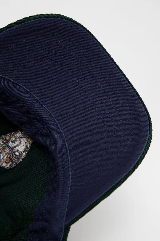 zelená Manšestrová baseballová čiapka Polo Ralph Lauren