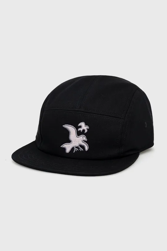 μαύρο Βαμβακερό καπέλο του μπέιζμπολ Vans Ανδρικά