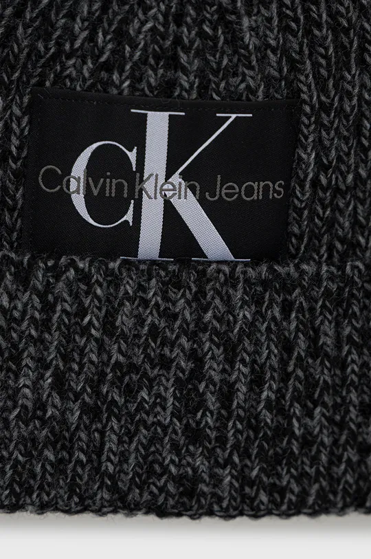 Шапка з домішкою вовни Calvin Klein Jeans  77% Акрил, 10% Вовна, 9% Віскоза, 4% Альпака