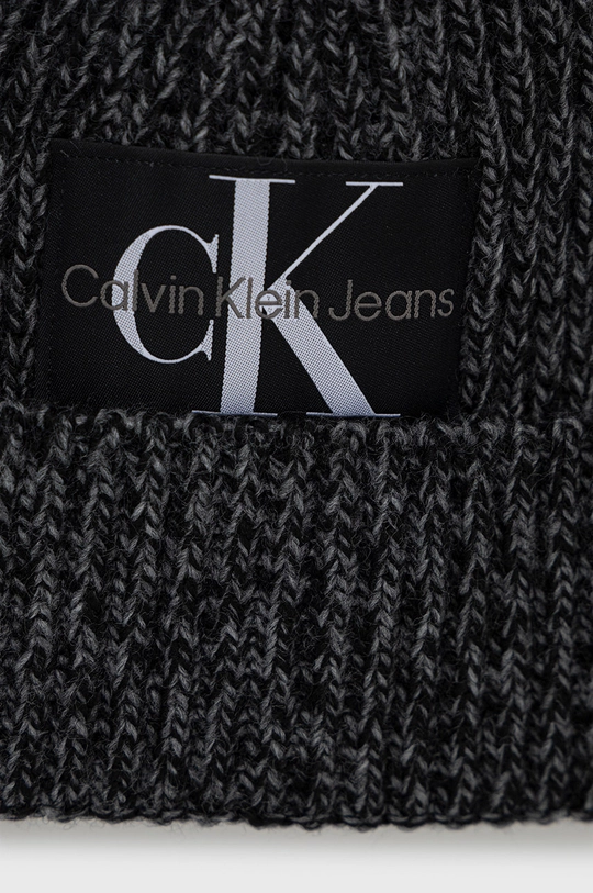 Σκουφί από μείγμα μαλλιού Calvin Klein Jeans  77% Ακρυλικό, 10% Μαλλί, 9% Βισκόζη, 4% Αιγοκάμηλος