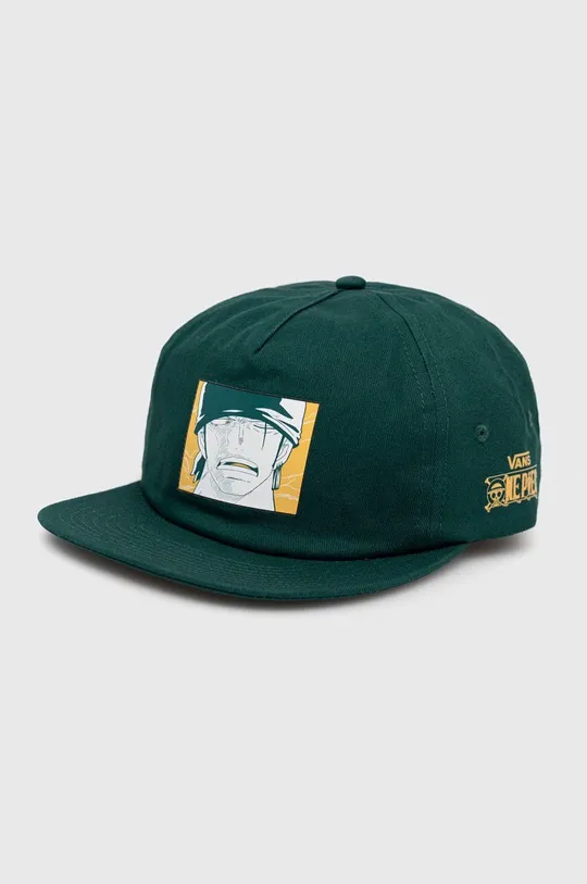 πράσινο Βαμβακερό καπέλο του μπέιζμπολ Vans X One Piece Ανδρικά