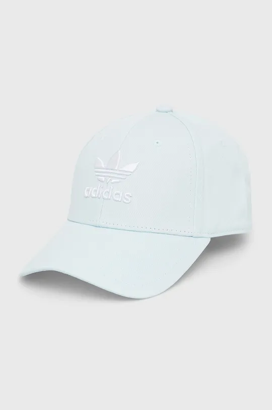μπλε Βαμβακερό καπέλο adidas Originals Traceable Series Unisex