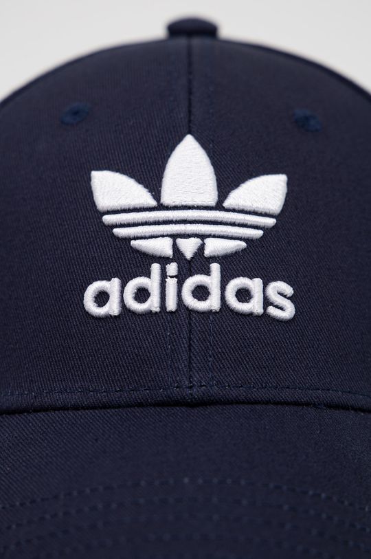adidas Originals czapka bawełniana granatowy