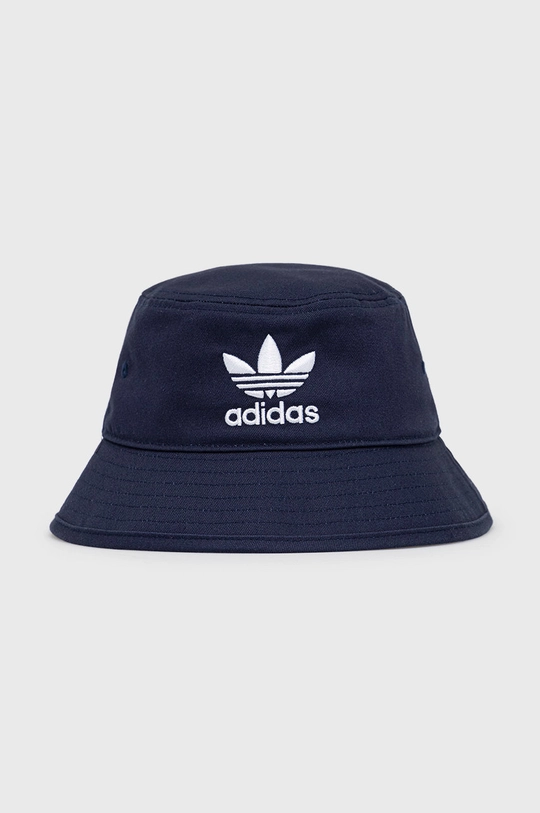 tmavomodrá Bavlnený klobúk adidas Originals Unisex