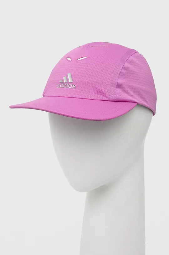 różowy adidas Performance czapka z daszkiem Unisex