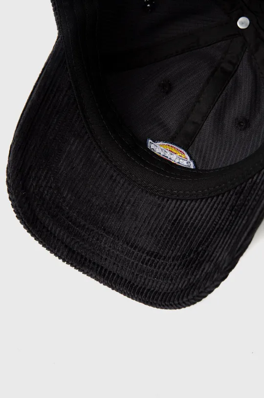 czarny Dickies czapka z daszkiem bawełniana