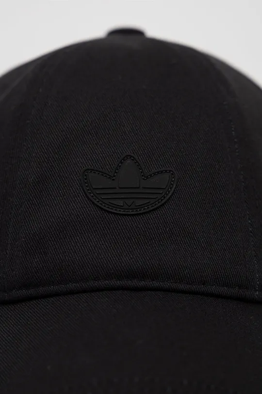 Βαμβακερό καπέλο adidas Originals μαύρο
