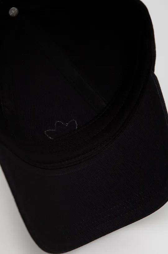 μαύρο Βαμβακερό καπέλο adidas Originals