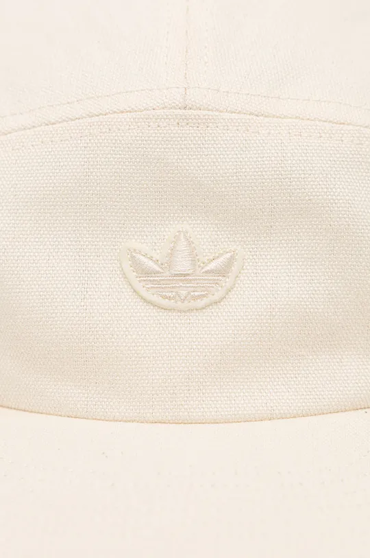 Bavlnená čiapka adidas Originals béžová