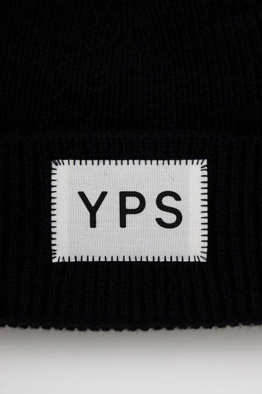 Young Poets Society czapka z domieszką wełny Noa logo 224 czarny