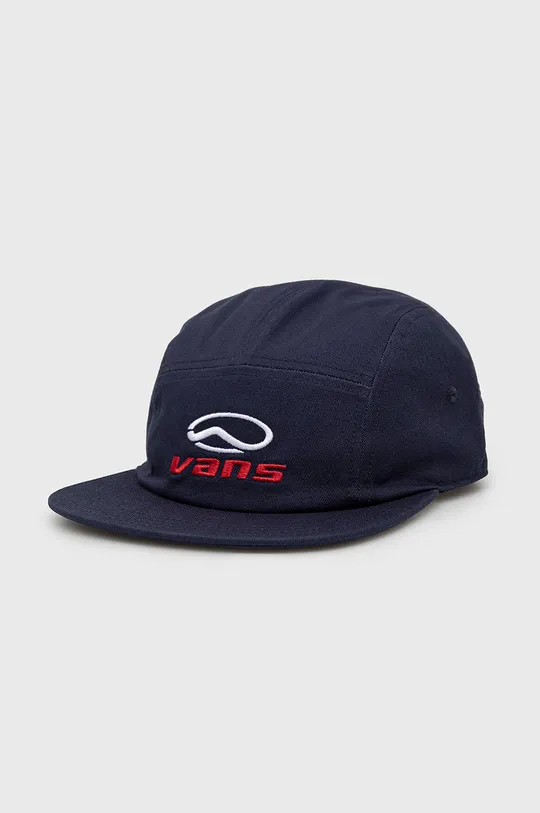 σκούρο μπλε Βαμβακερό καπέλο του μπέιζμπολ Vans Unisex