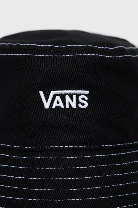 Βαμβακερό καπέλο Vans μαύρο