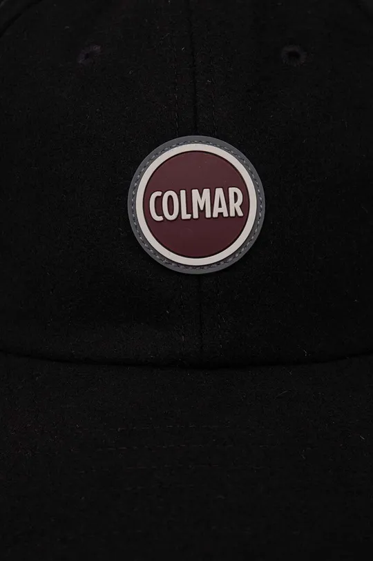 Colmar czapka z daszkiem wełniana czarny