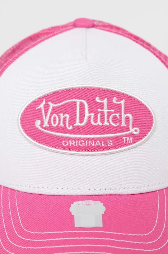 Von Dutch czapka z daszkiem różowy