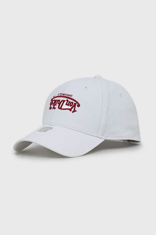 biały Von Dutch czapka z daszkiem bawełniana Unisex