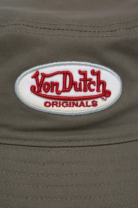 Von Dutch kapelusz bawełniany zielony