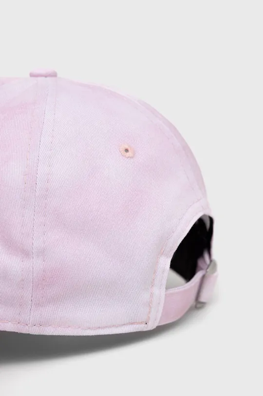 Bombažna bejzbolska kapa New Era roza