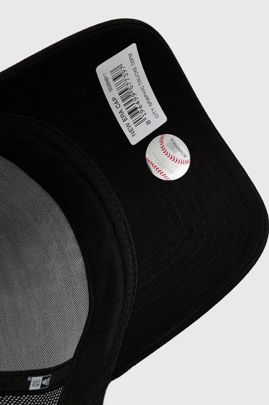 czarny New Era czapka z daszkiem