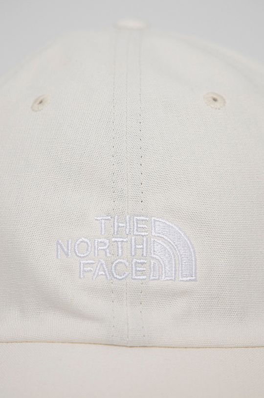 Bavlněná baseballová čepice The North Face bílá