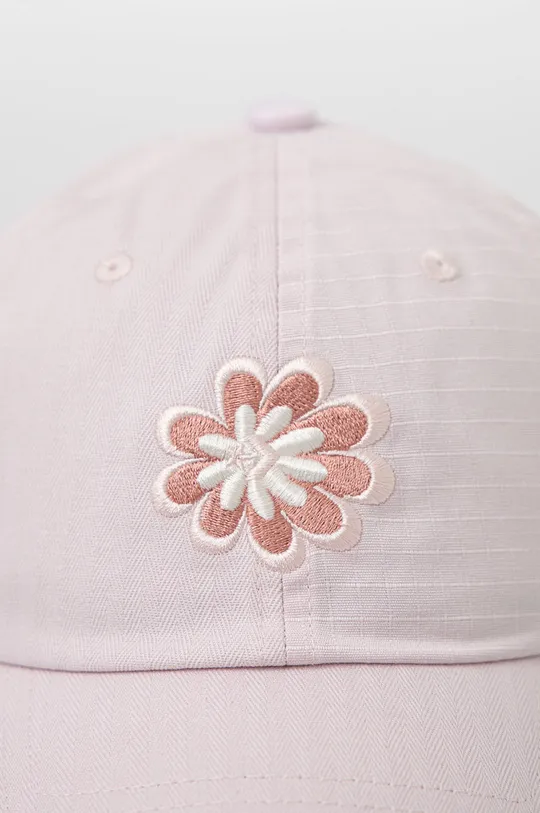 Βαμβακερό καπέλο του μπέιζμπολ Converse ροζ