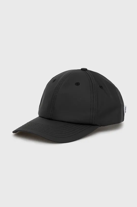 czarny Rains czapka z daszkiem 13600 Cap Unisex
