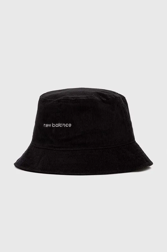 czarny New Balance kapelusz sztruksowy Unisex