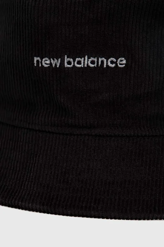 Καπέλο με κορδόνι New Balance μαύρο