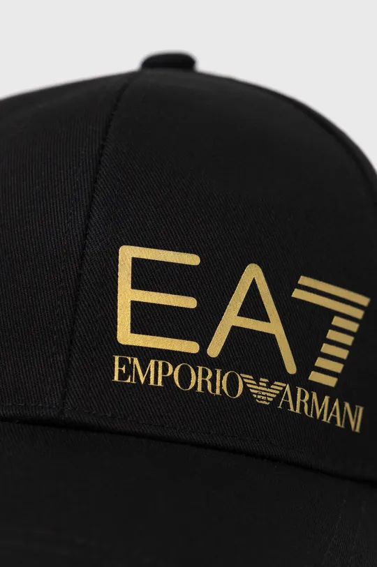 EA7 Emporio Armani czapka z daszkiem bawełniana  100 % Bawełna