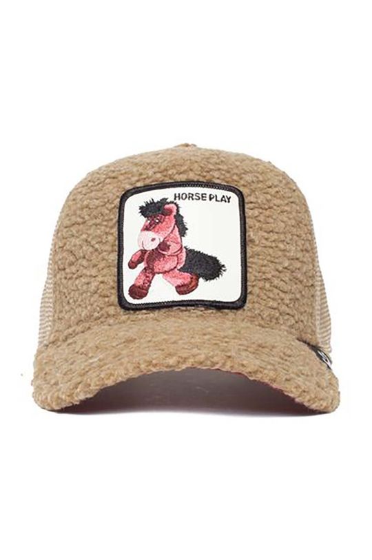 Goorin Bros czapka z daszkiem kremowy