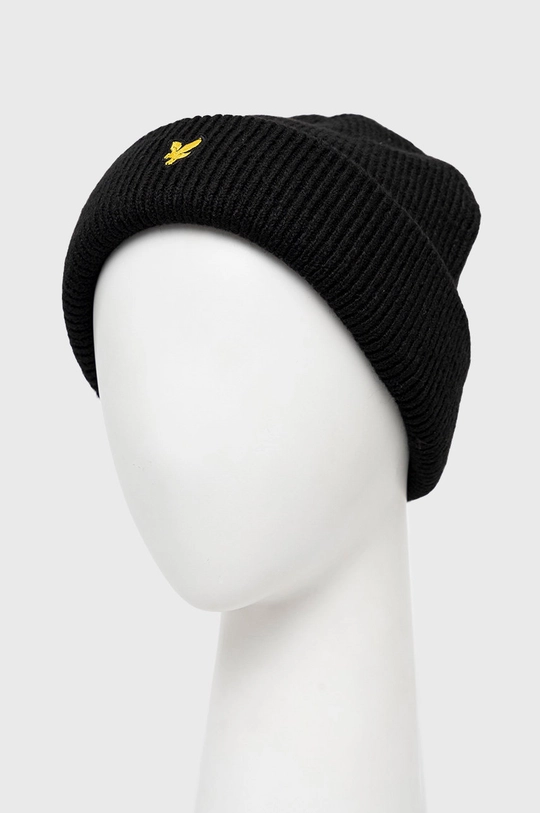 Lyle & Scott czapka czarny