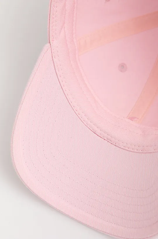 różowy Peak Performance czapka z daszkiem bawełniana