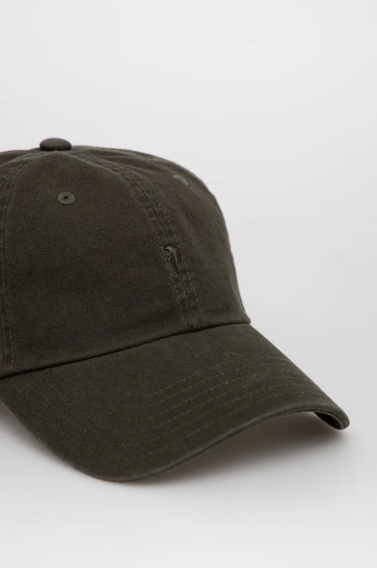 Βαμβακερό καπέλο του μπέιζμπολ Peak Performance πράσινο