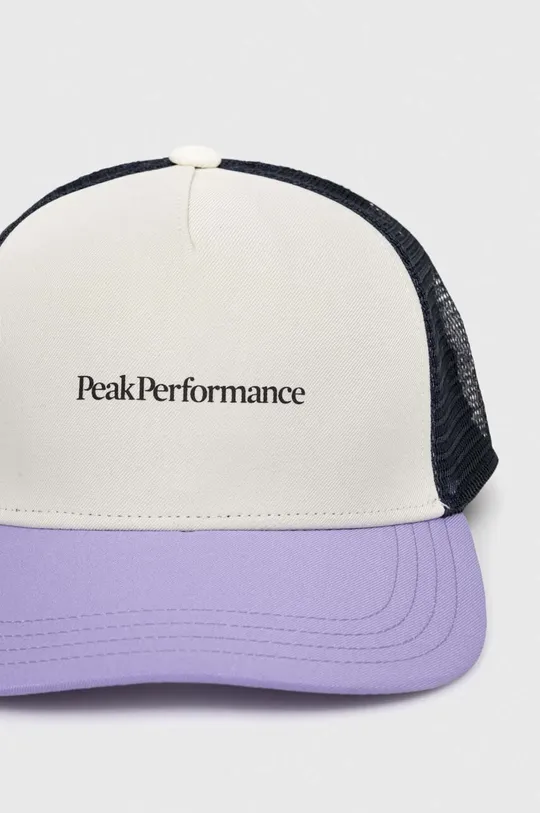 Peak Performance czapka z daszkiem fioletowy