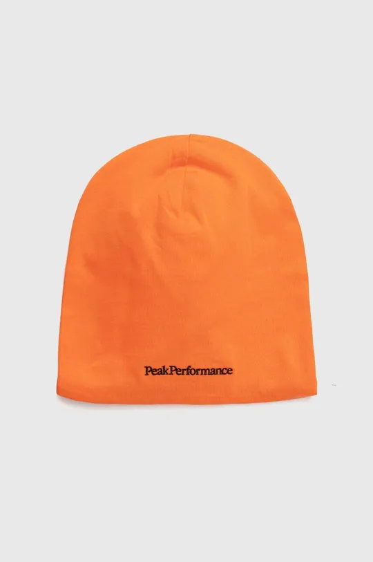 narančasta Pamučna kapa Peak Performance Unisex