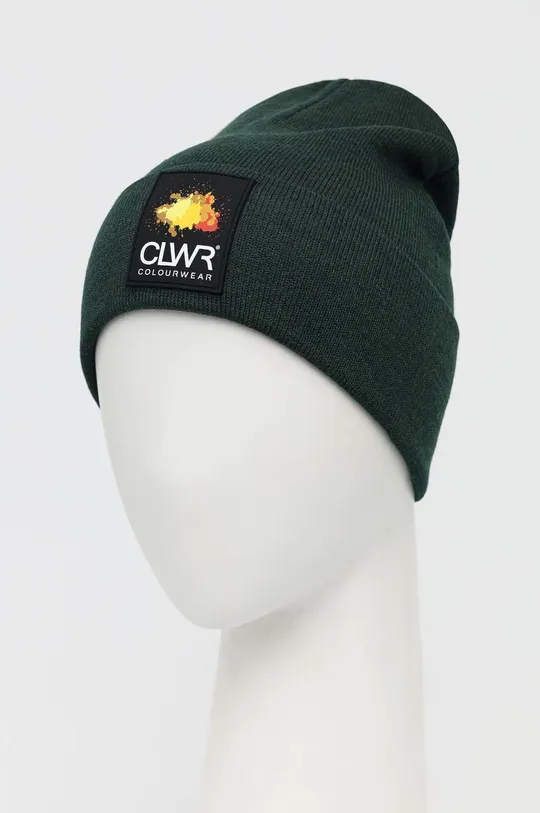 καπέλο Colourwear σκούρο πράσινο