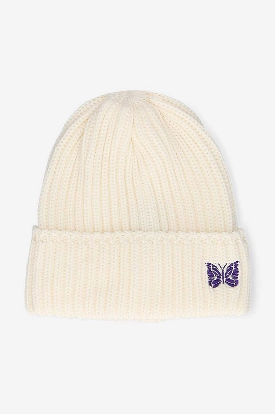 beige Needles wool beanie Watch Cap Merino Wool Unisex