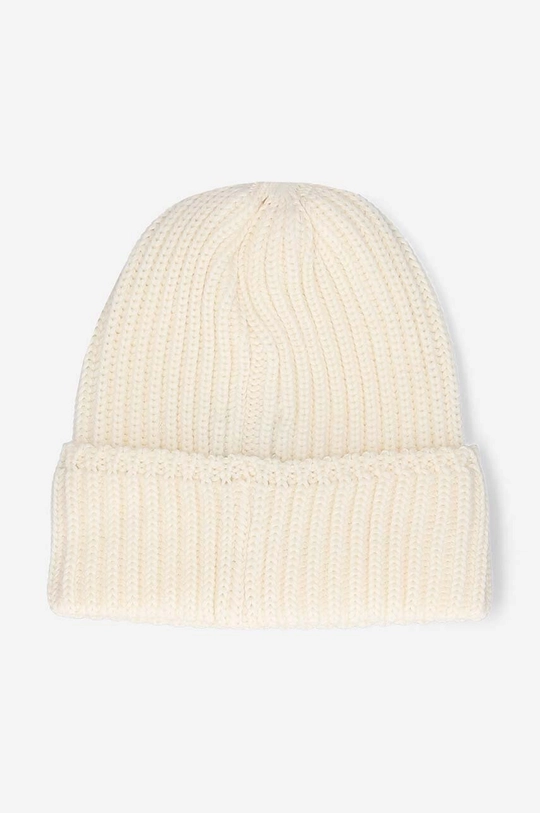 Needles wool beanie Watch Cap Merino Wool beige