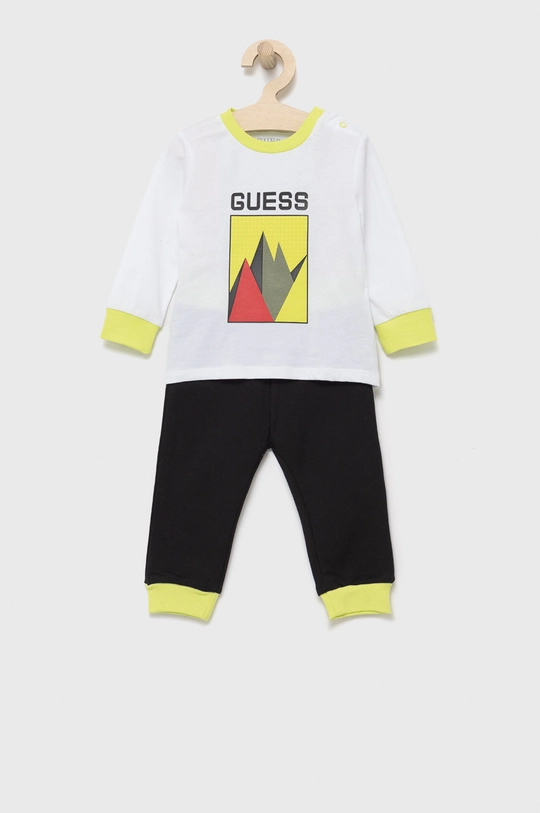 λευκό Παιδικό βαμβακερό σετ Guess Για αγόρια