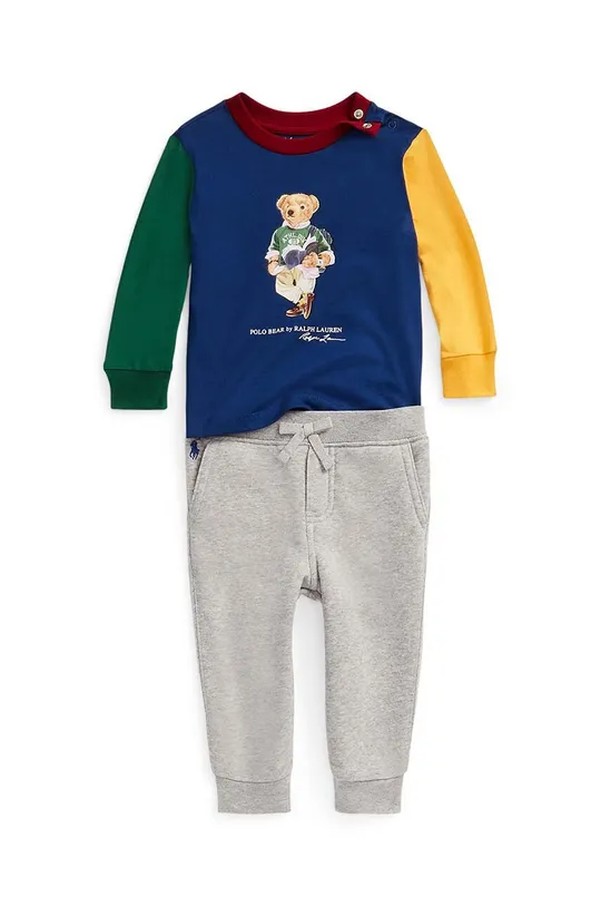 multicolor Polo Ralph Lauren komplet bawełniany dziecięcy Chłopięcy