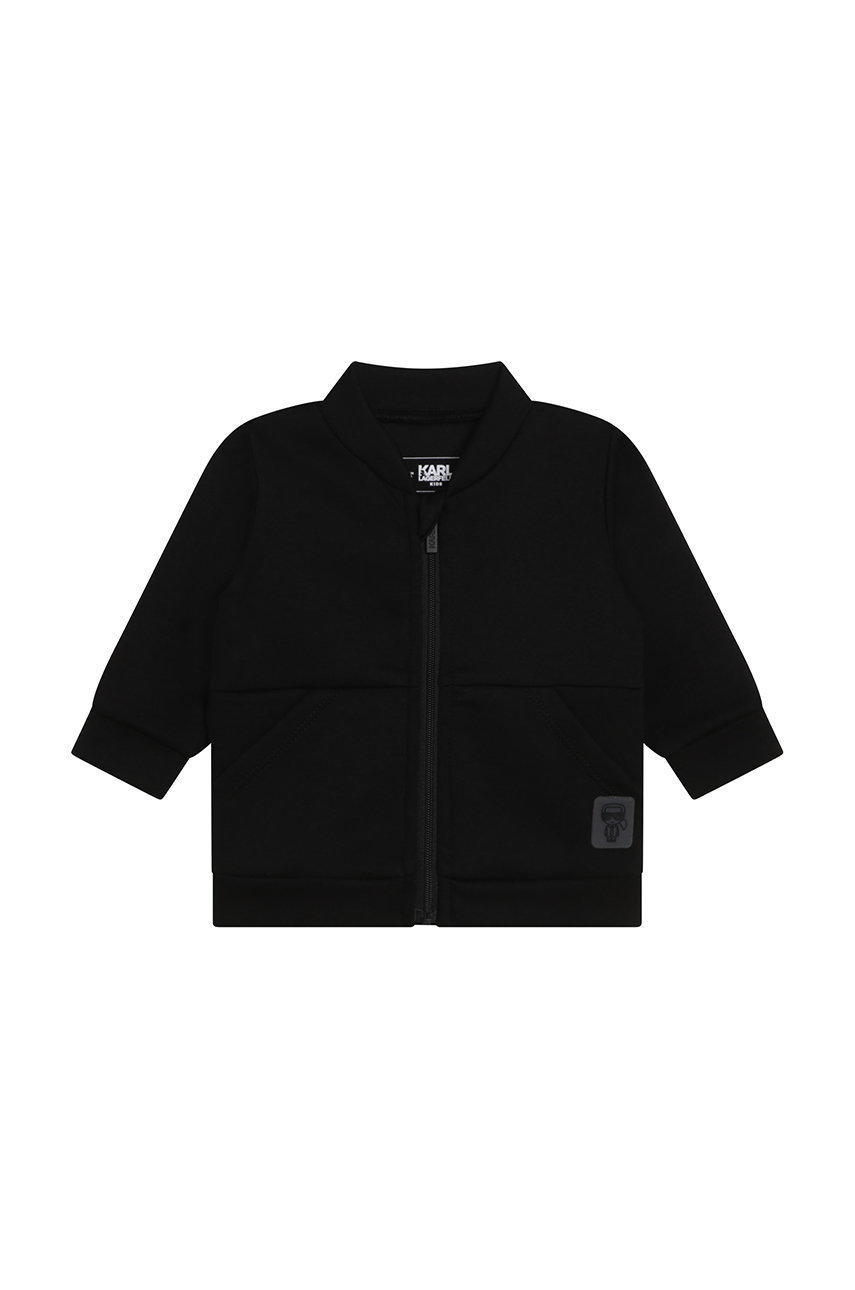Спортивный костюм для младенцев Karl Lagerfeld цвет чёрный | ANSWEAR.ua