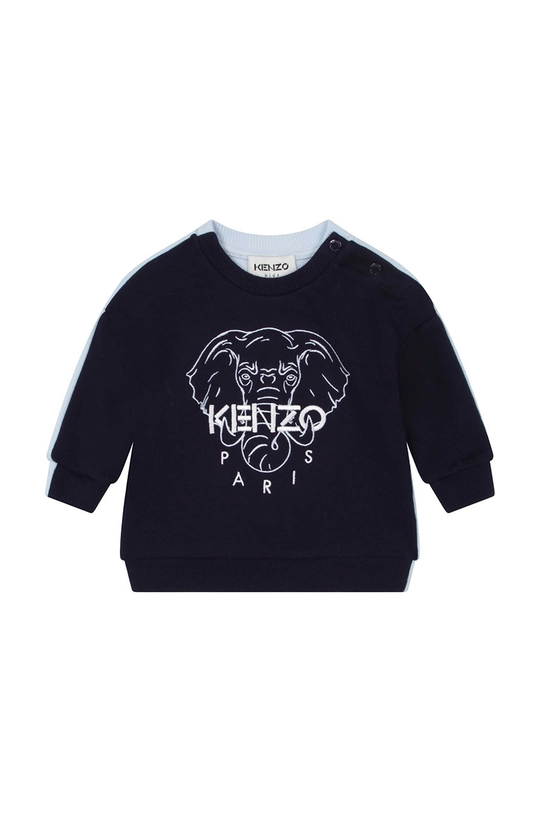 Dječja pamučna trenirka Kenzo Kids mornarsko plava