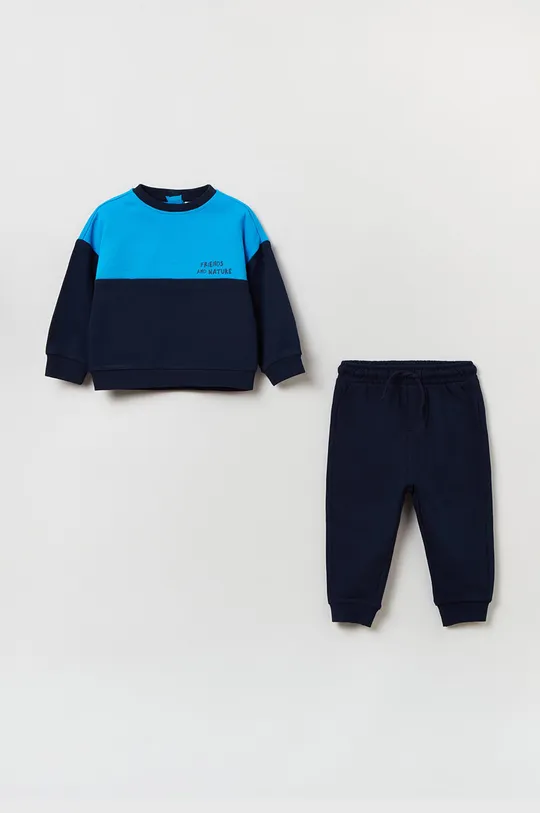 голубой Детский хлопковый спортивный костюм OVS Для мальчиков